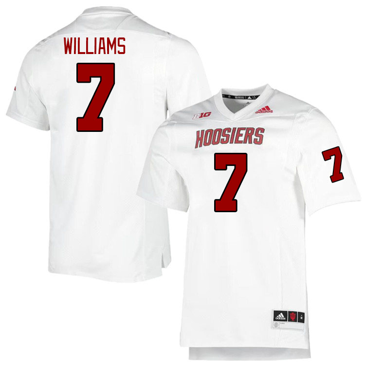 Men #7 E.J. Williams Indiana Hoosiers College Football Jerseys Stitched-Retro